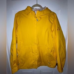 B😊G😊 Gerry yellow lightweight rain jacket